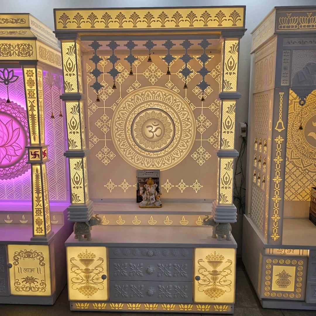 Handcrafted Corian Temple 