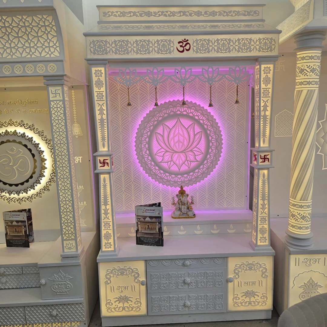 Exclusive Lotus Corian Mandir 