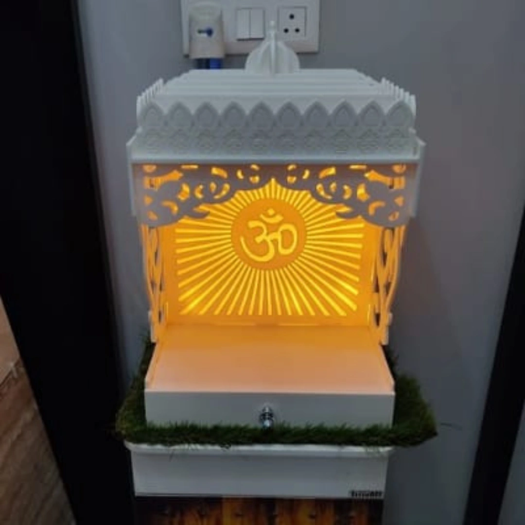 Corian Mandir For Wall 