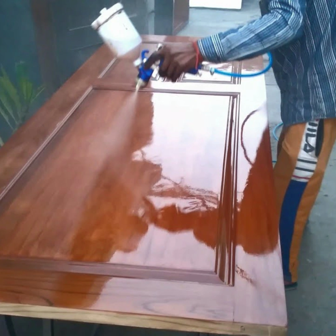 Wooden Polyester Shine 